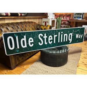 XXL Olde Sterling Way Straßenschild