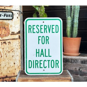 Reserved For Hall Director Schild