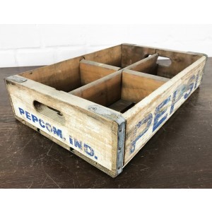 Original Soda Crate - Pepsi Cola Getränkekiste