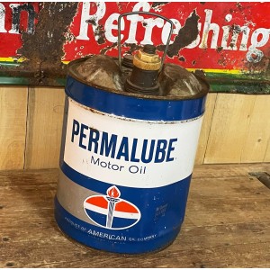 Permalube Motor Oil American Oil Company 5 US Gallon Can 