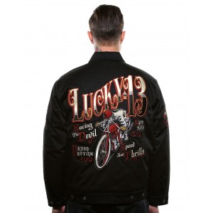 Lucky 13 - The Racing the Devil Jacke Back