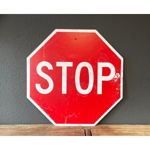 Original USA Schild - XL Stop Verkehrsschild
