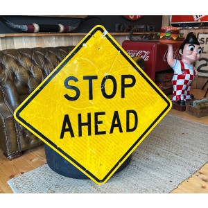 XL Stop Ahead Verkehrsschild