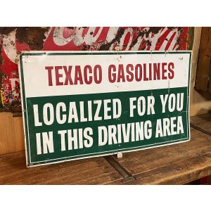 Texaco Gasolines Schild 