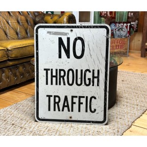 No Through Traffic Verkehrsschild