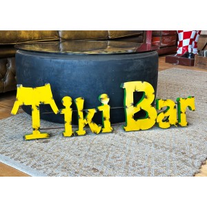 Tiki Bar Schriftzug