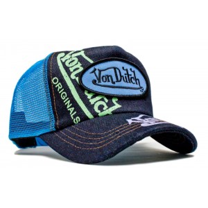 Von Dutch - Denim Signature Mesh Trucker Cap