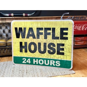 XXL Waffle House 24 Hours Schild