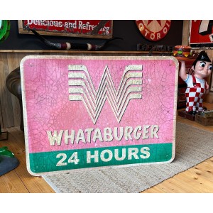 XXL Whataburger 24 Hours Schild