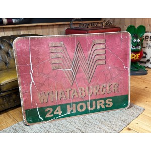 XXL Whataburger 24 Hours Schild