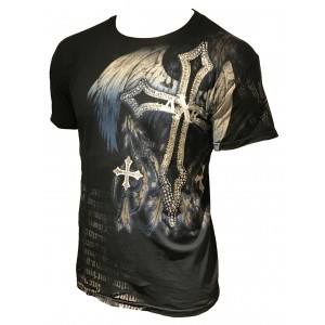 Xzavier - Madhouse Blues Rhinestones/Strass T-Shirt