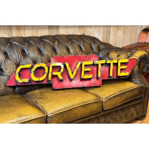 Chevy Corvette Bowtie XXL Schild