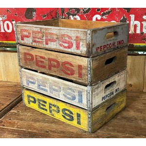 4x Pepsi Cola Getränkekisten Set