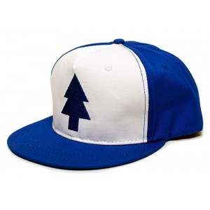 Retro Cap - Dipper Blue Pine Tree Snapback Cap