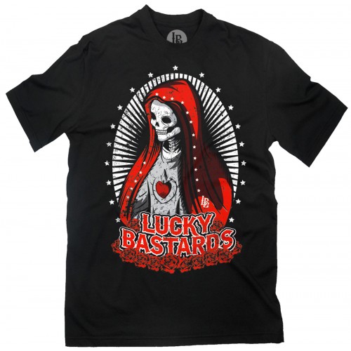 Lucky Bastards - Deliver Us from Evil T-Shirt Front