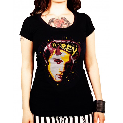 La Marca Del Diablo - Elvis El Rey T-Shirt Front