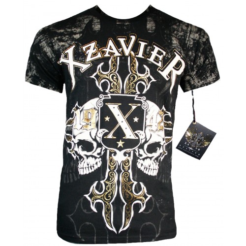 Xzavier - War Skulls T-Shirt Front