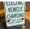4 Hour Electric Vehicle Charging Verkehrsschild