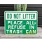 Do Not Litter Schild