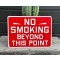 No Smoking Beyongd This Point Schild