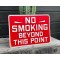 No Smoking Beyongd This Point Schild