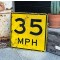 35 MPH Verkehrsschild