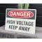 Danger - High Voltage Keep Away Schild