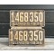 1936 Illinois Kennzeichen Set