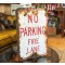 No Parking Fire Lane Verkehrsschild