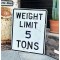 Weight Limit 5 Tons Verkehrsschild