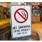 No Smoking Hinweisschild