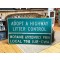 XXL Adopt a Highway Litter Control Verkehrsschild