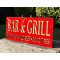 Bar & Grill Schild