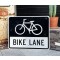 Bike Lane Verkehrsschild