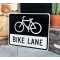 Bike Lane Verkehrsschild