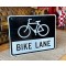 Bike Lane Verkehrsschild