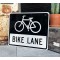 Bike Lane Verkehrsschild