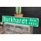 Burkhardt Avenue 4800 Straßenschild