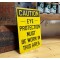 CAUTION - Eye Protrection Area Schild