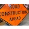 XL Road Construction Ahead Schild