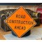 XL Road Construction Ahead Schild