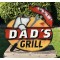Dad´s Grill Schild