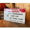 Danger - No Trespassing Keep Out Emailleschild