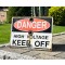 Danger - High Voltage Keep Off Emailschild