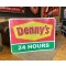 XXL Denny´s 24 Hours Schild