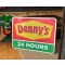 XXL Denny´s 24 Hours Schild