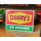 XXL Denny´s 24 Hours Schild