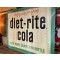 XXL 1960´s Diet-Rite Cola Schild