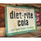 XXL 1960´s Diet-Rite Cola Schild