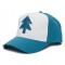 Retro Cap - Dipper Blue Pine Tree Snapback Cap